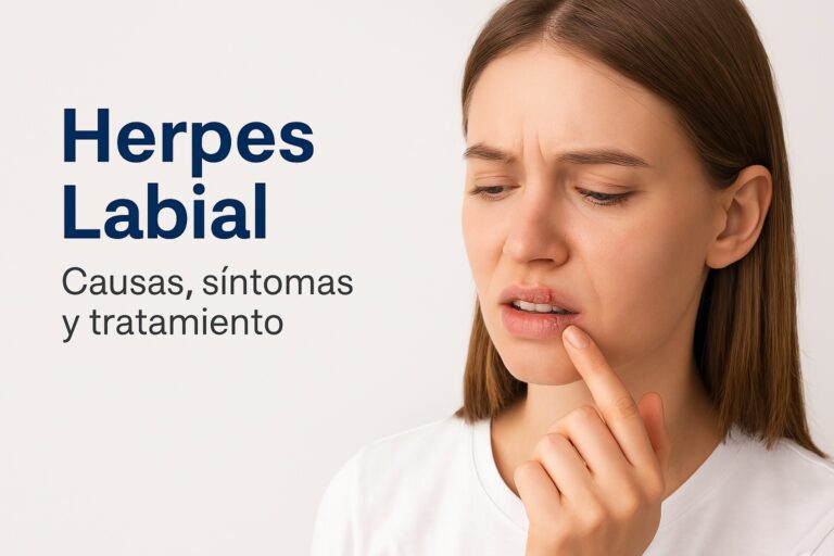 ¿Qué es un herpes labial?